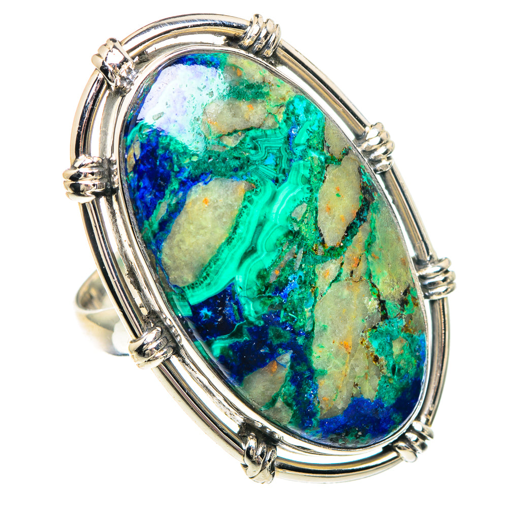 Azurite Rings handcrafted by Ana Silver Co - RING89906