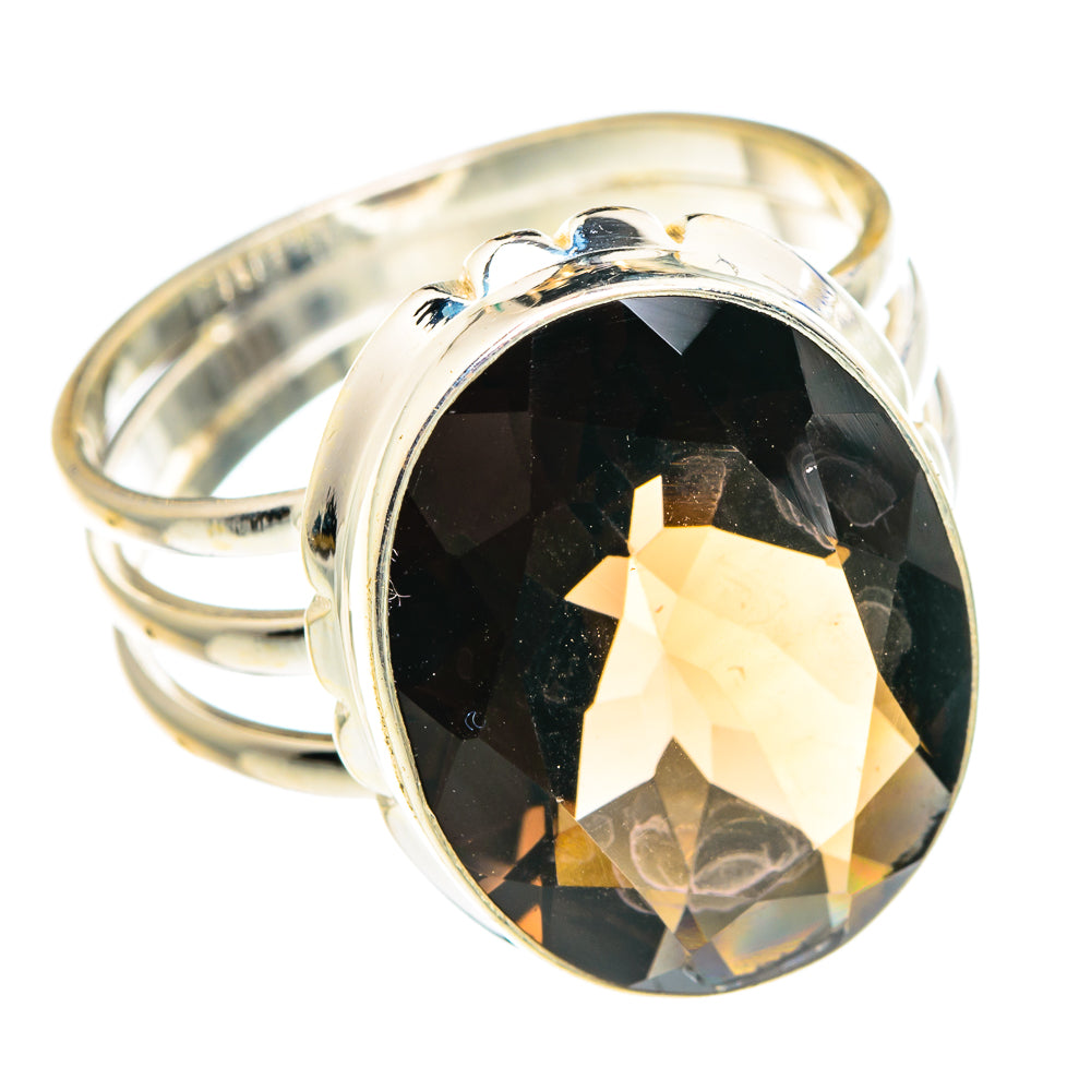 Smoky Quartz Rings handcrafted by Ana Silver Co - RING89928