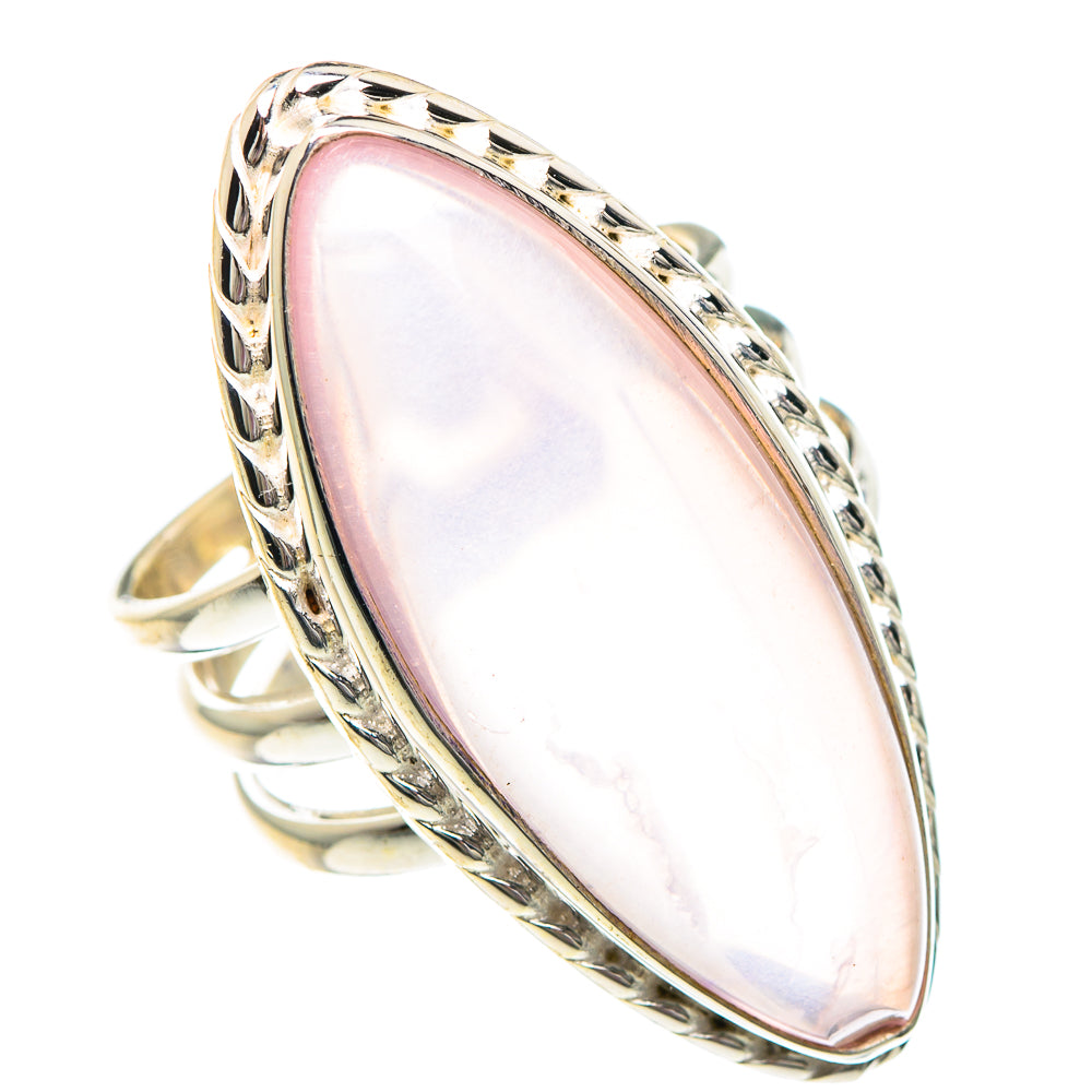 Rose Quartz Rings handcrafted by Ana Silver Co - RING89934