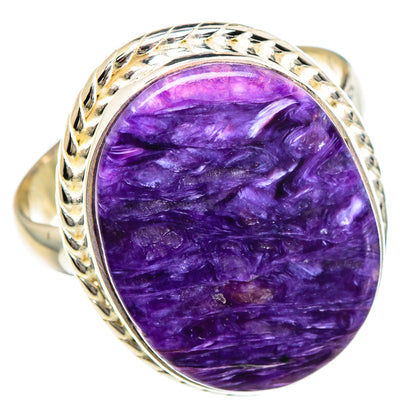 Charoite Rings handcrafted by Ana Silver Co - RING89940 - Photo 2