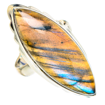 Labradorite Rings handcrafted by Ana Silver Co - RING89960