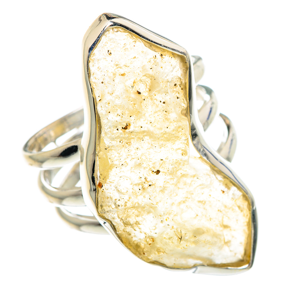 Libyan Glass Rings handcrafted by Ana Silver Co - RING89969 - Photo 2