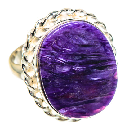 Charoite Rings handcrafted by Ana Silver Co - RING89973