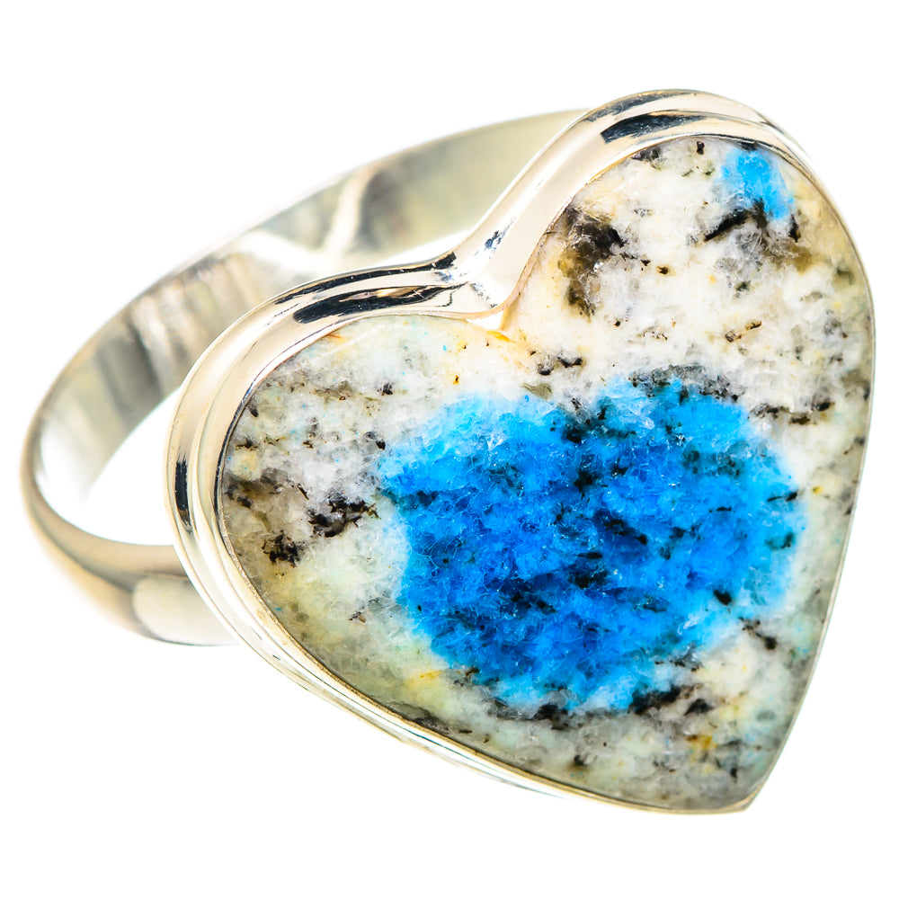K2 Blue Azurite Rings handcrafted by Ana Silver Co - RING89985 - Photo 2