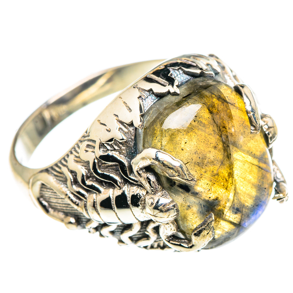 Labradorite Rings handcrafted by Ana Silver Co - RING89986