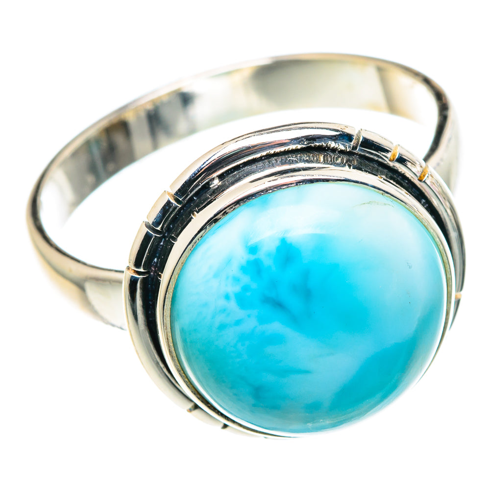 Larimar Rings handcrafted by Ana Silver Co - RING89991