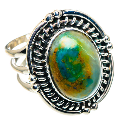 Peruvian Opal Rings handcrafted by Ana Silver Co - RING89995