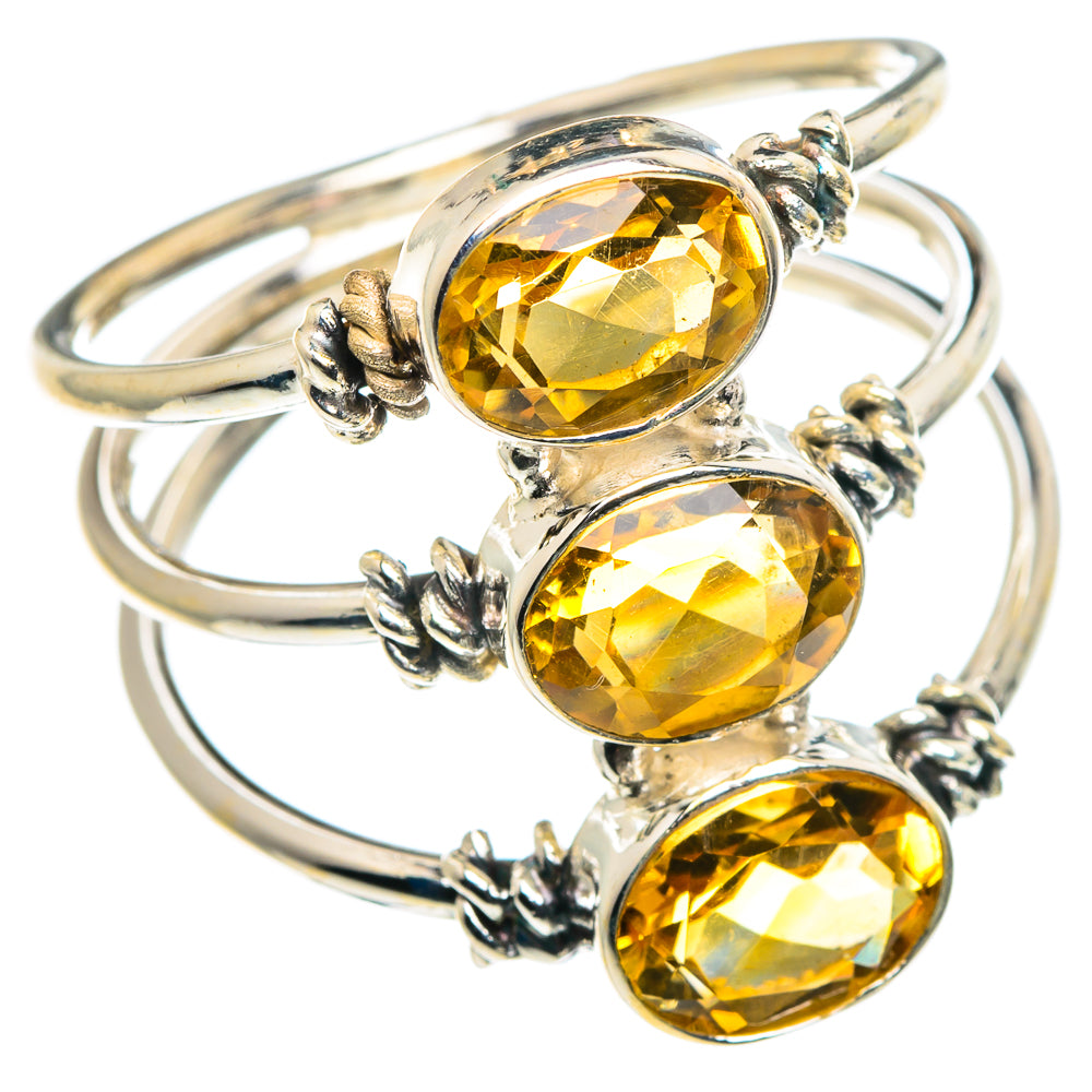 Citrine Rings handcrafted by Ana Silver Co - RING90005