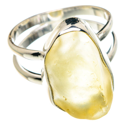 Libyan Glass Rings handcrafted by Ana Silver Co - RING90006 - Photo 2