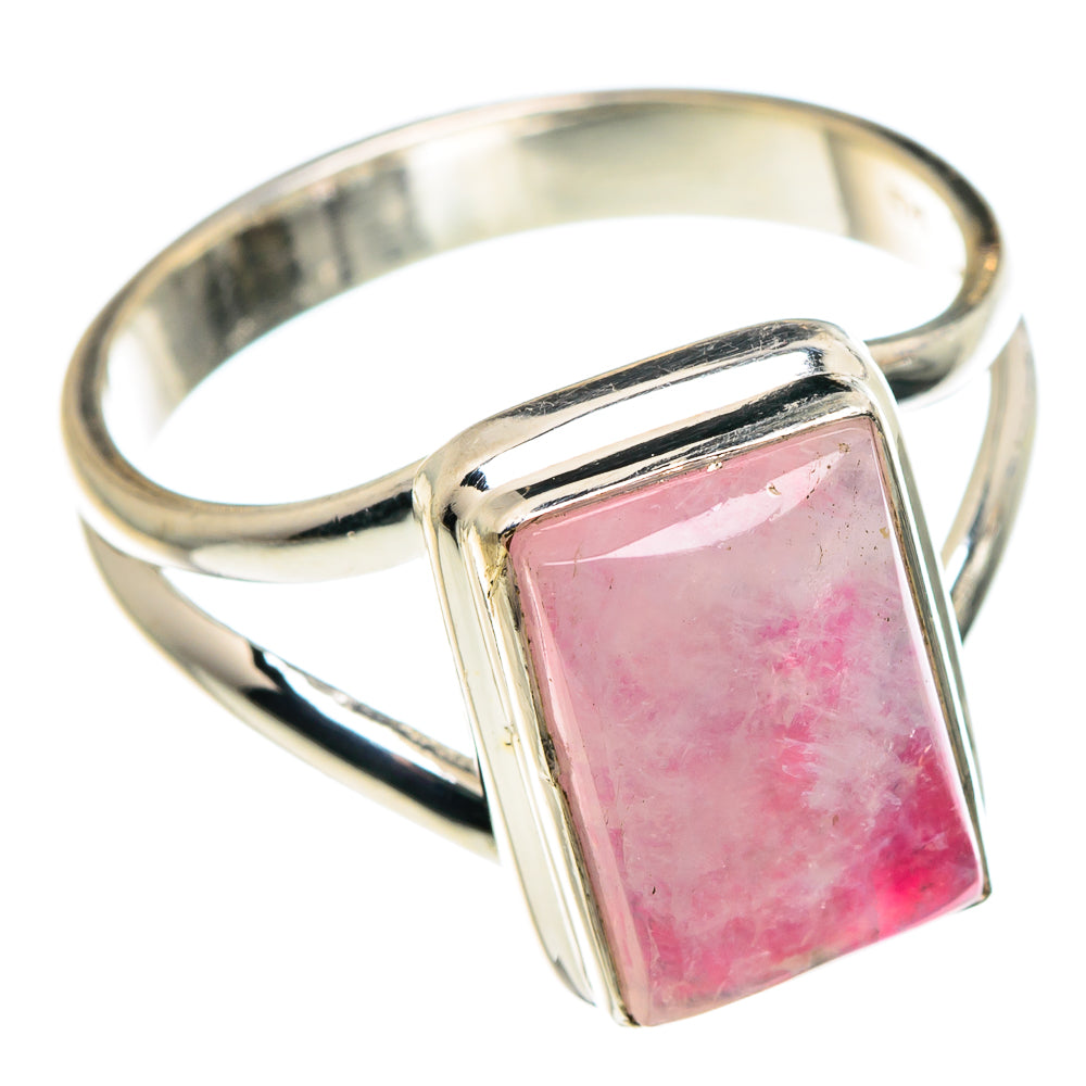 Pink Moonstone Rings handcrafted by Ana Silver Co - RING90010