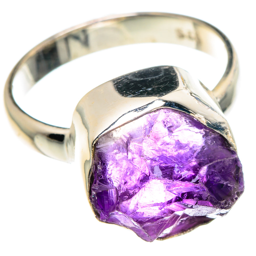 Amethyst Rings handcrafted by Ana Silver Co - RING90013 - Photo 2