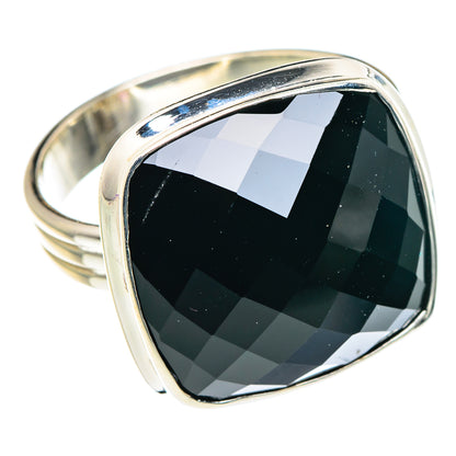 Black Onyx Rings handcrafted by Ana Silver Co - RING90017 - Photo 2