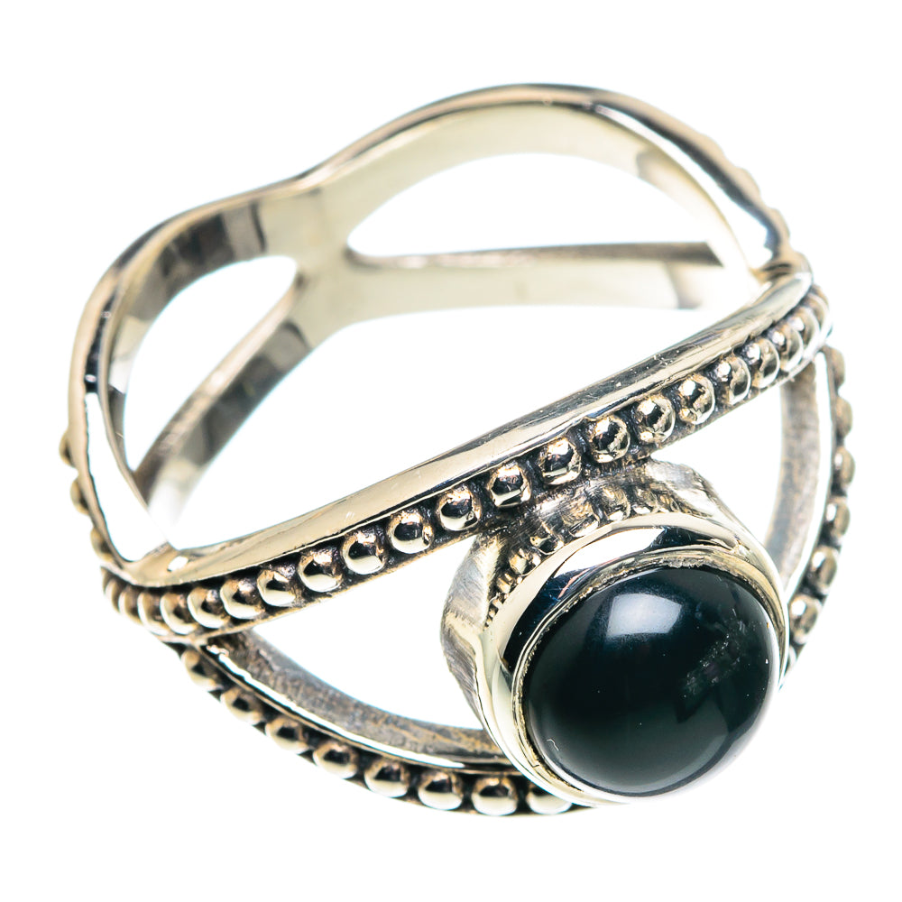 Black Onyx Rings handcrafted by Ana Silver Co - RING90018