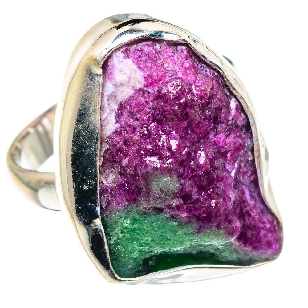 Ruby Zoisite Rings handcrafted by Ana Silver Co - RING90021