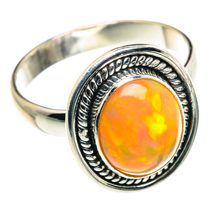 Ethiopian Opal Rings handcrafted by Ana Silver Co - RING90024