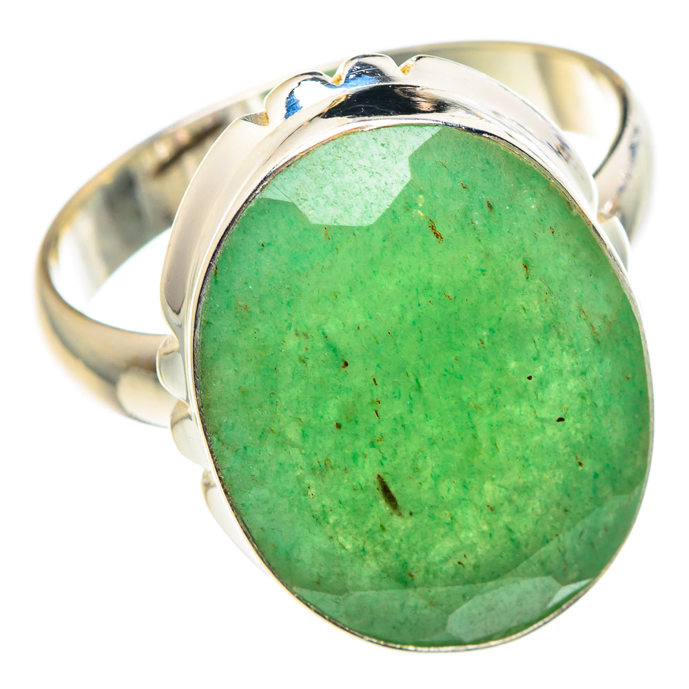 Green Aventurine Rings handcrafted by Ana Silver Co - RING90038