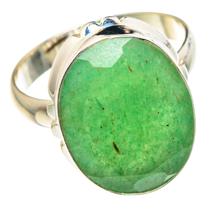 Green Aventurine Rings handcrafted by Ana Silver Co - RING90038