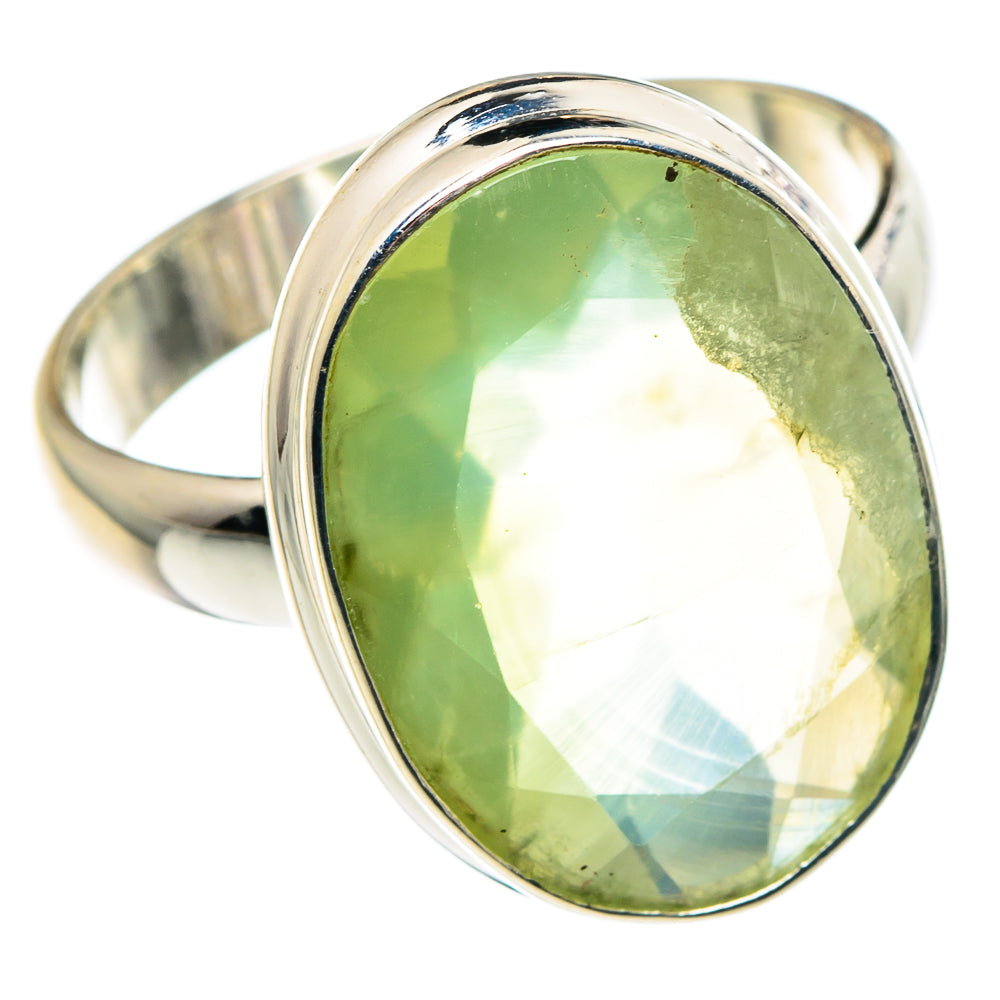 Prehnite Rings handcrafted by Ana Silver Co - RING90039