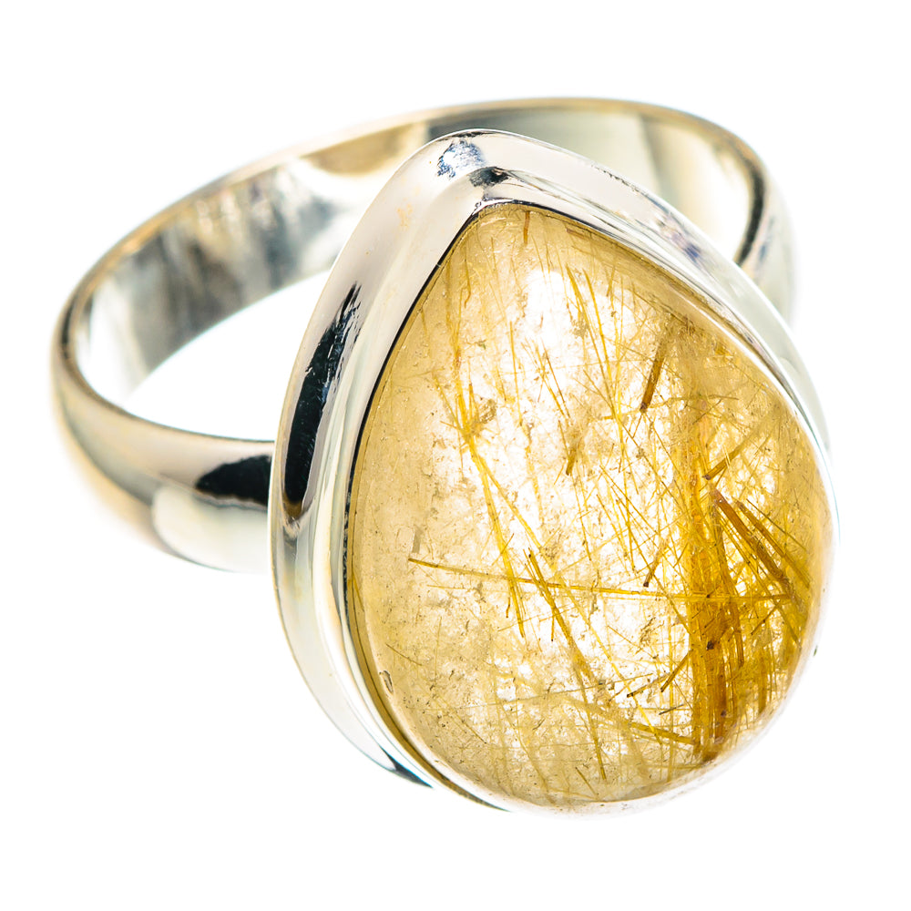 Rutilated Quartz Rings handcrafted by Ana Silver Co - RING90054