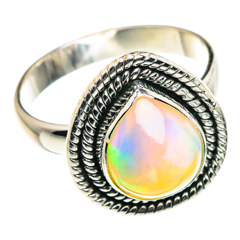 Ethiopian Opal Rings handcrafted by Ana Silver Co - RING90062