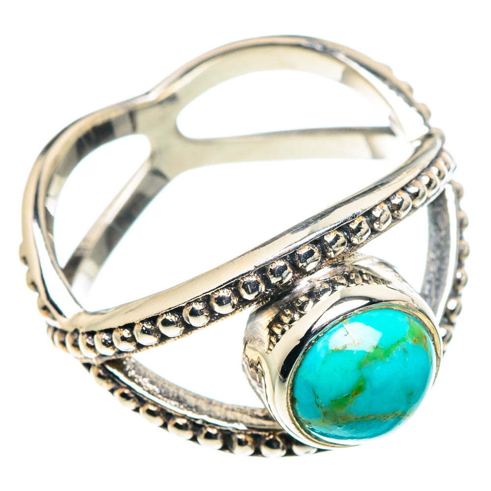 Chrysocolla Rings handcrafted by Ana Silver Co - RING90068
