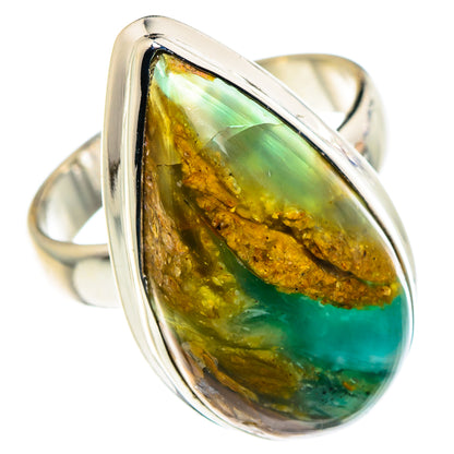 Peruvian Opal Rings handcrafted by Ana Silver Co - RING90072