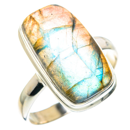 Labradorite Rings handcrafted by Ana Silver Co - RING90074