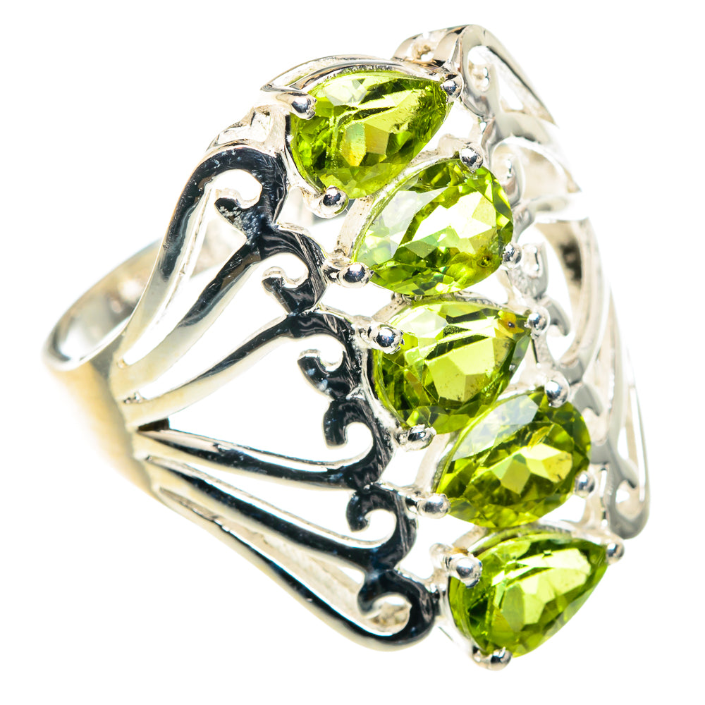 Peridot Rings handcrafted by Ana Silver Co - RING90079