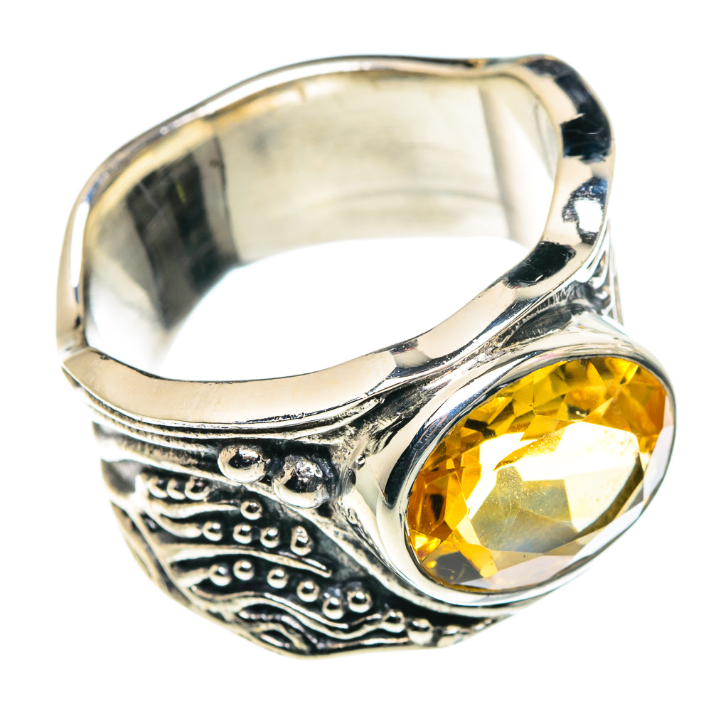 Citrine Rings handcrafted by Ana Silver Co - RING90082