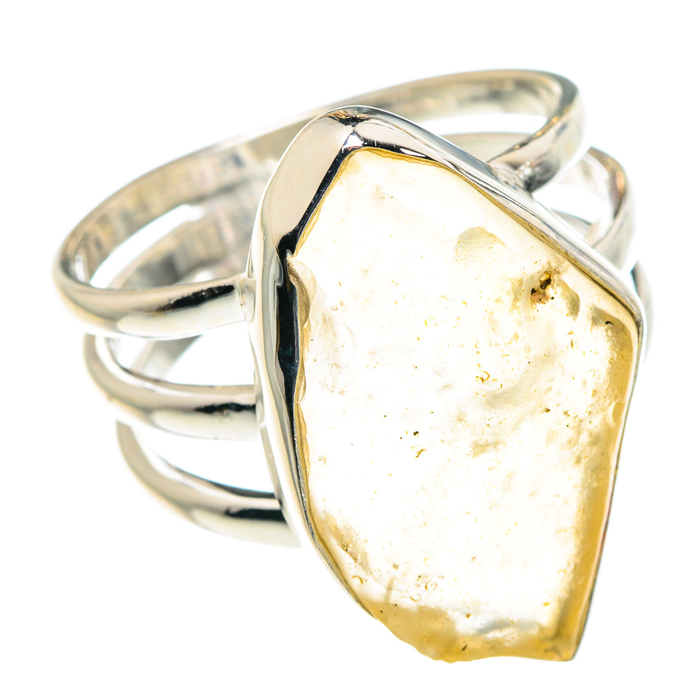 Libyan Glass Rings handcrafted by Ana Silver Co - RING90084 - Photo 2