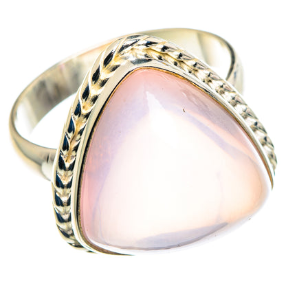Rose Quartz Rings handcrafted by Ana Silver Co - RING90085
