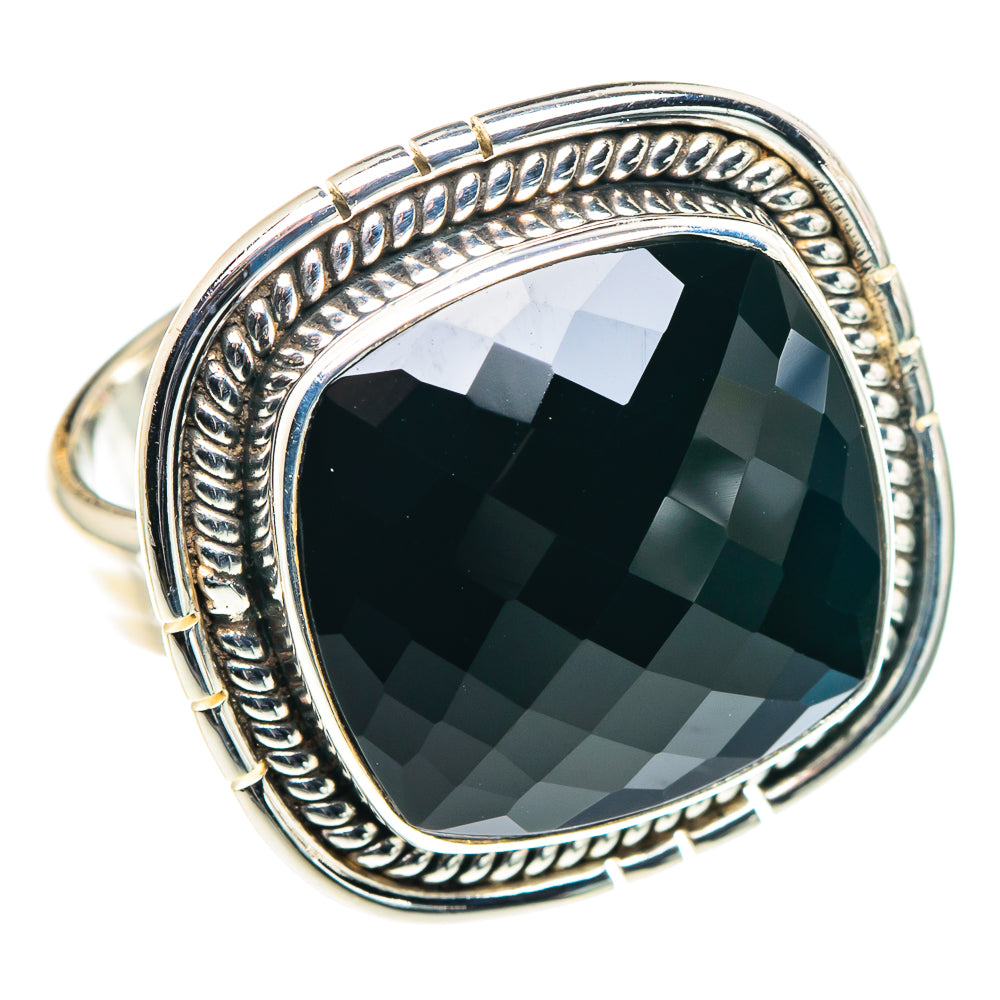 Black Onyx Rings handcrafted by Ana Silver Co - RING90092
