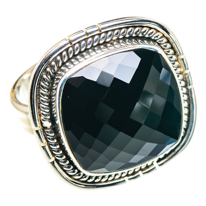 Black Onyx Rings handcrafted by Ana Silver Co - RING90092