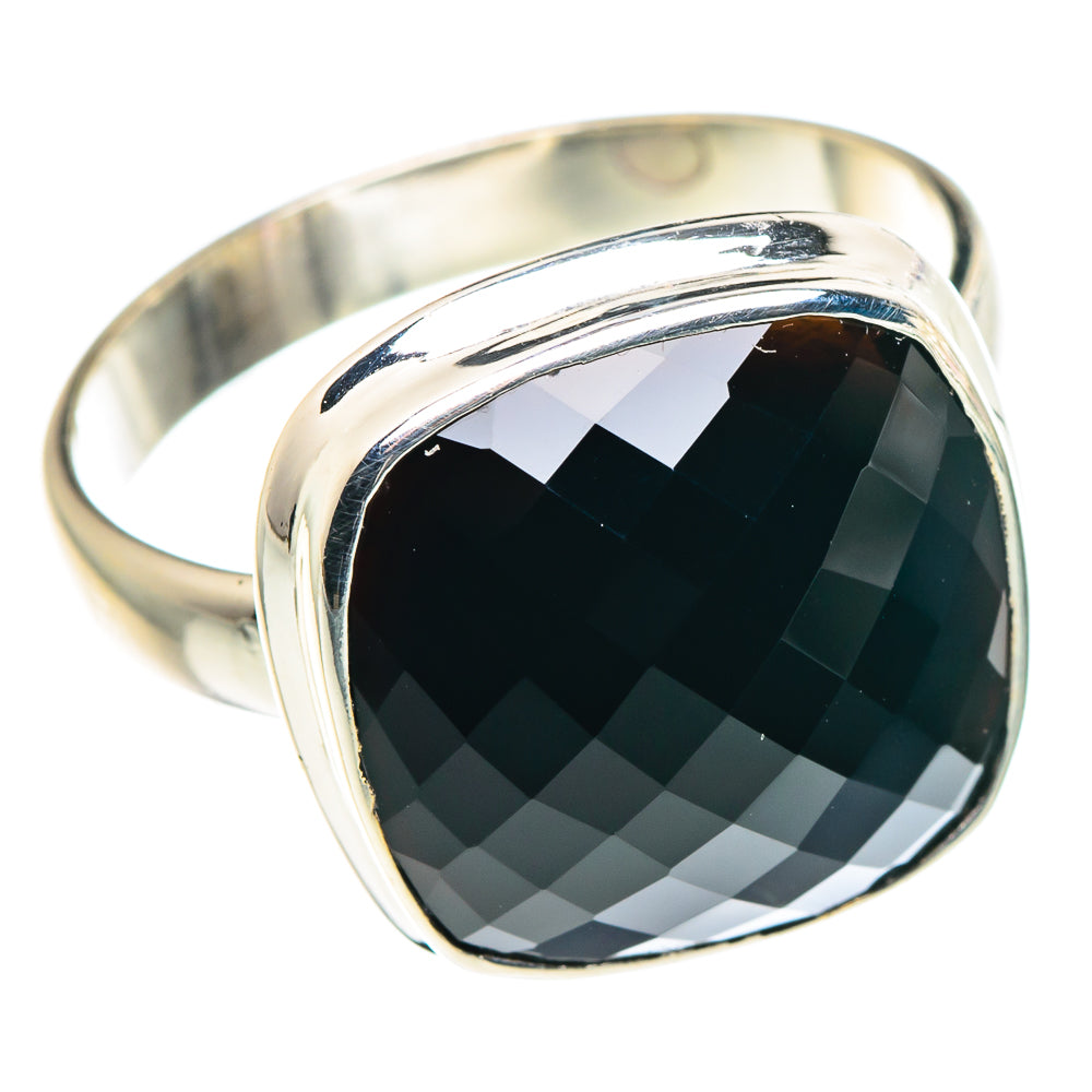 Black Onyx Rings handcrafted by Ana Silver Co - RING90093 - Photo 2