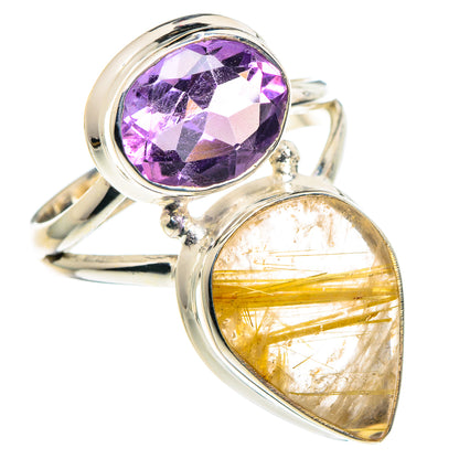 Rutilated Quartz Rings handcrafted by Ana Silver Co - RING90096