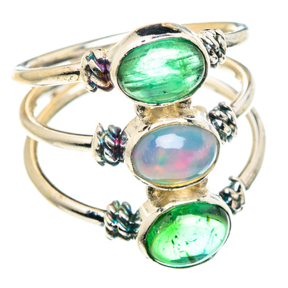 Ethiopian Opal Rings handcrafted by Ana Silver Co - RING90097
