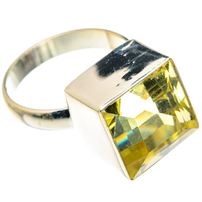 Lemon Quartz Rings handcrafted by Ana Silver Co - RING90100