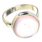 Rose Quartz Rings handcrafted by Ana Silver Co - RING90117