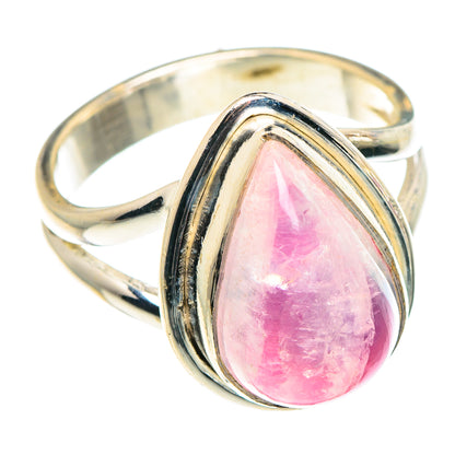 Pink Moonstone Rings handcrafted by Ana Silver Co - RING90121