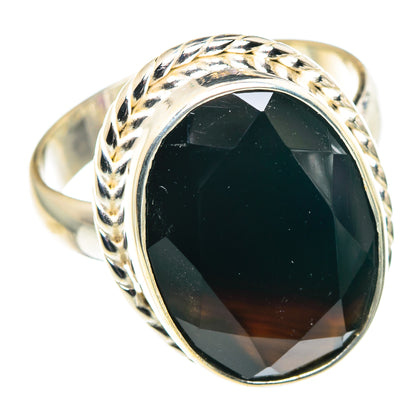 Black Onyx Rings handcrafted by Ana Silver Co - RING90127 - Photo 2
