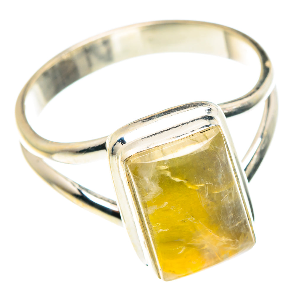 Yellow Moonstone Rings handcrafted by Ana Silver Co - RING90133