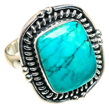 Tibetan Turquoise Rings handcrafted by Ana Silver Co - RING90134