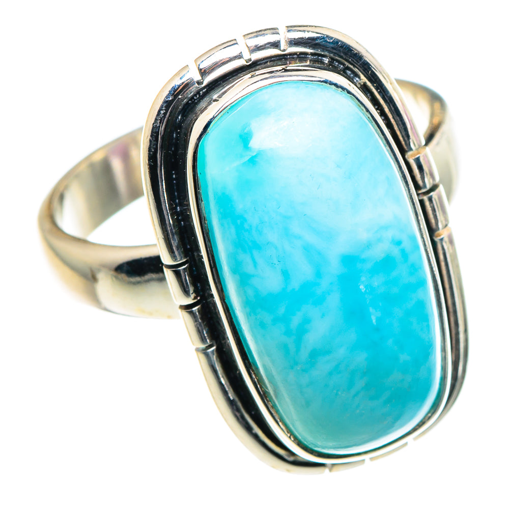 Larimar Rings handcrafted by Ana Silver Co - RING90143