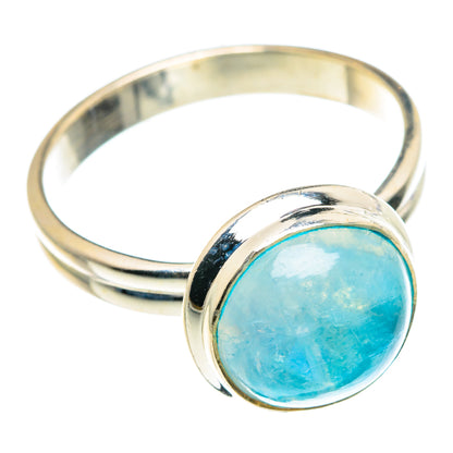 Rainbow Moonstone Rings handcrafted by Ana Silver Co - RING90147