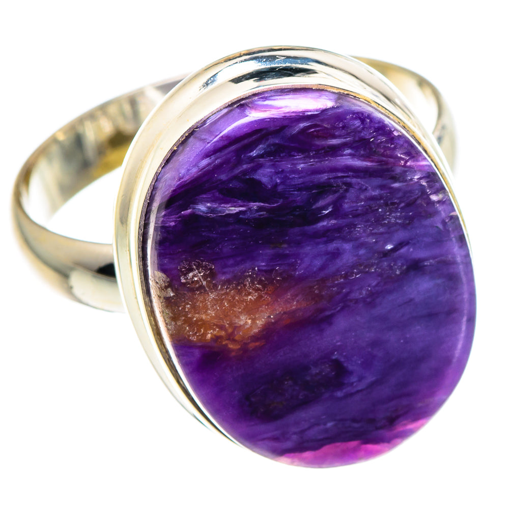 Charoite Rings handcrafted by Ana Silver Co - RING90155 - Photo 2