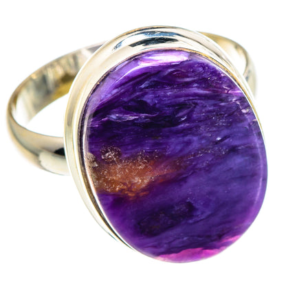 Charoite Rings handcrafted by Ana Silver Co - RING90155 - Photo 2