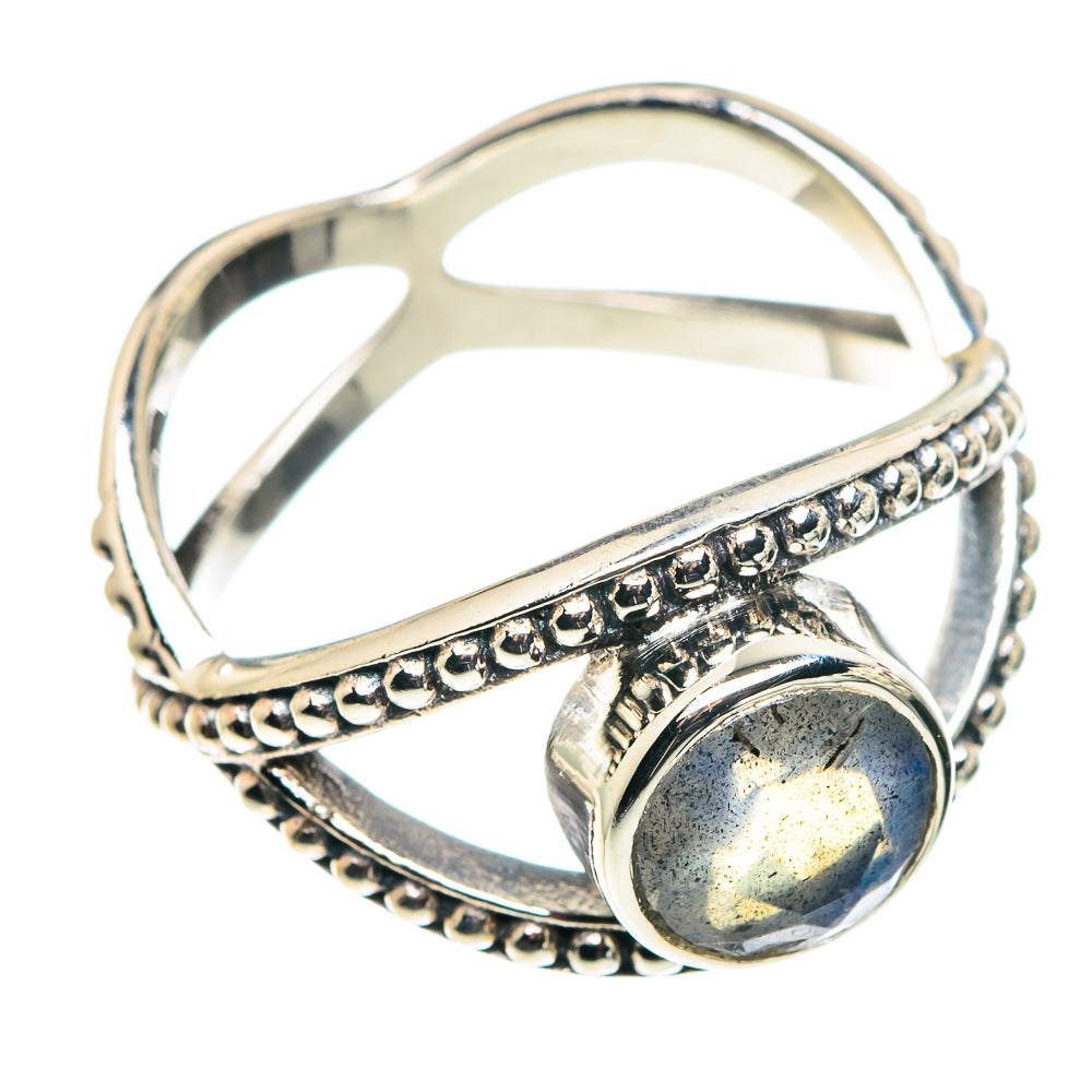Labradorite Rings handcrafted by Ana Silver Co - RING90166