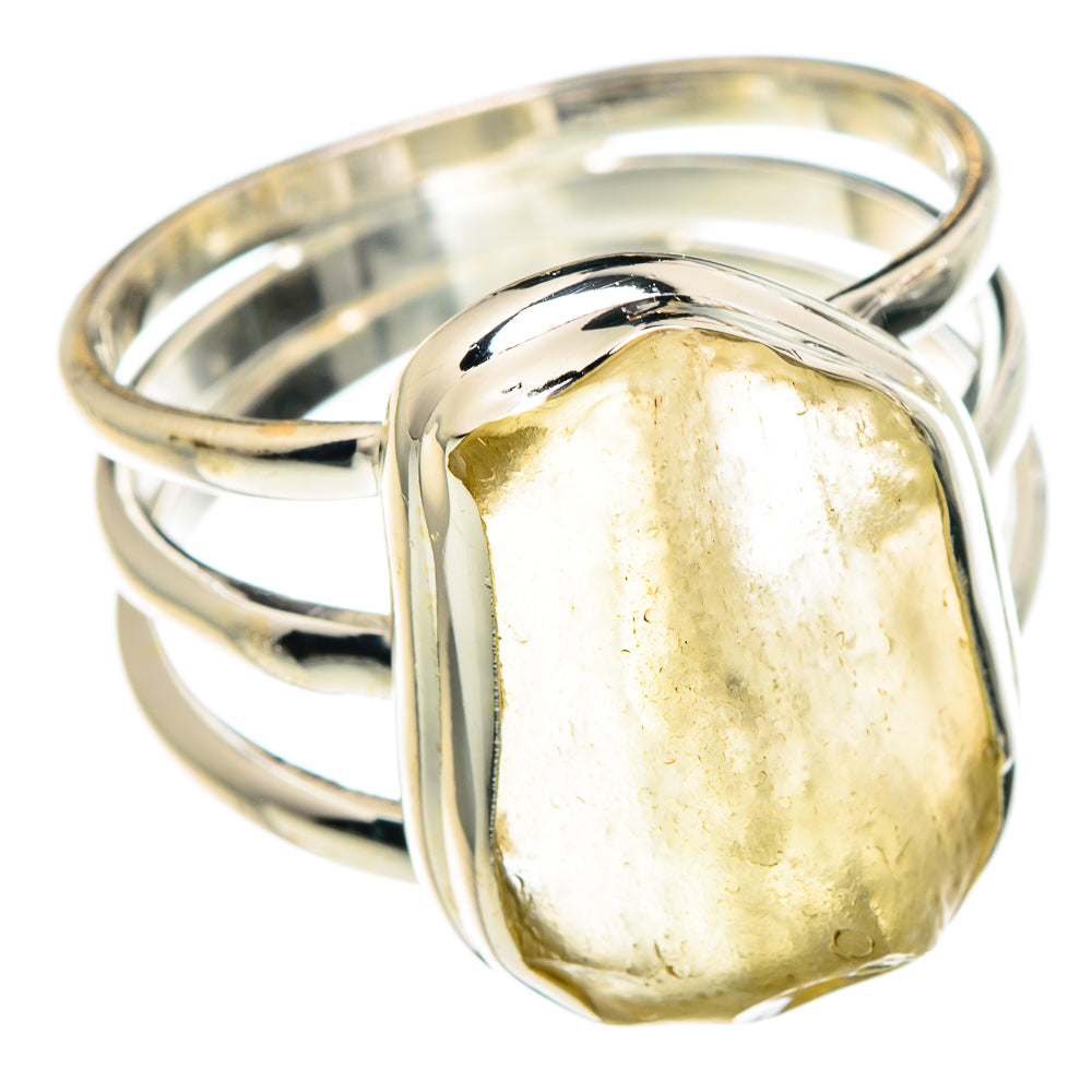 Libyan Glass Rings handcrafted by Ana Silver Co - RING90180 - Photo 2