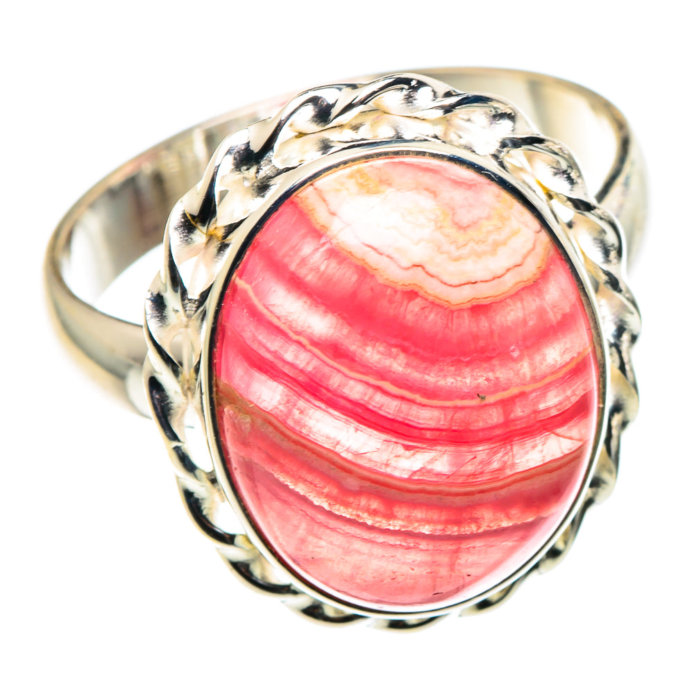 Rhodochrosite Rings handcrafted by Ana Silver Co - RING90182