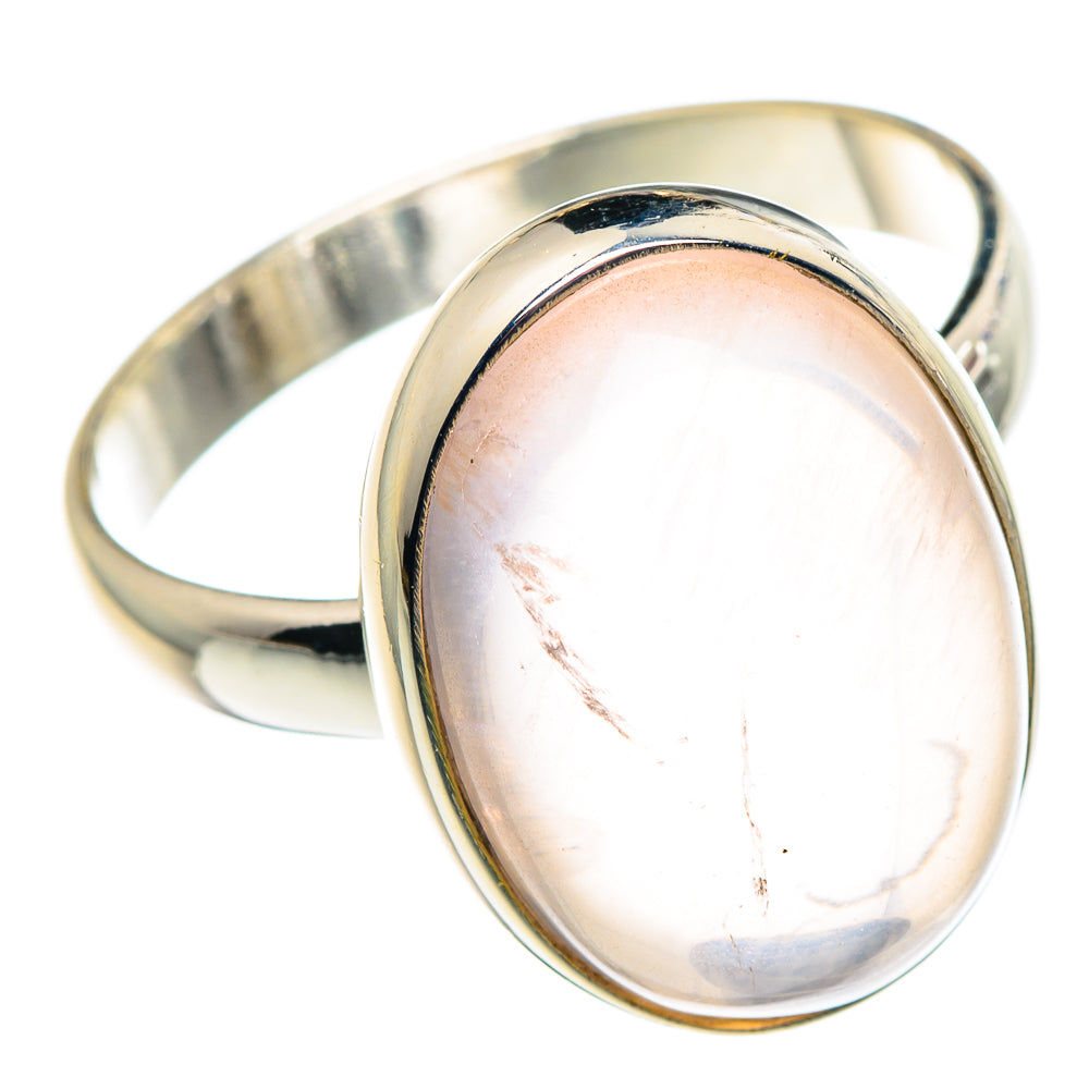 Rose Quartz Rings handcrafted by Ana Silver Co - RING90184